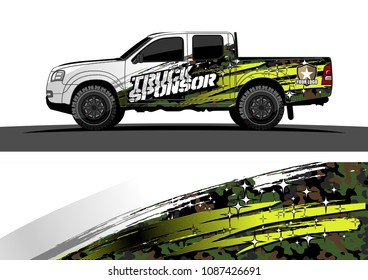 car graphic vector. abstract racing design with modern camouflage for vehicle vinyl wrap 