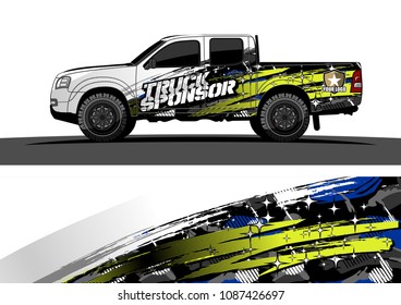 car graphic vector. abstract racing design with modern camouflage for vehicle vinyl wrap 