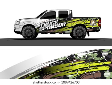 car graphic vector. abstract racing design with modern camouflage for vehicle vinyl wrap 