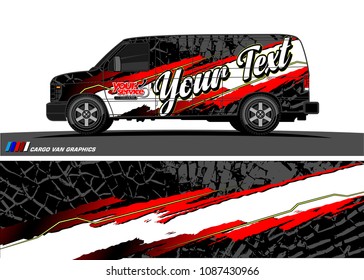 car graphic vector. abstract racing shape design for vehicle vinyl wrap 