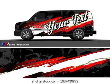 car graphic vector. abstract racing shape design for vehicle vinyl wrap 