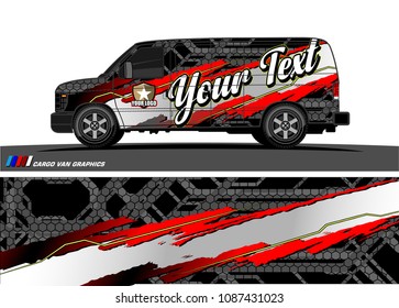 car graphic vector. abstract racing shape design for vehicle vinyl wrap 