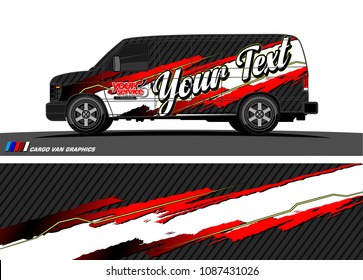 car graphic vector. abstract racing shape design for vehicle vinyl wrap 