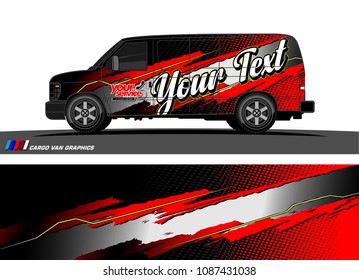 car graphic vector. abstract racing shape design for vehicle vinyl wrap 