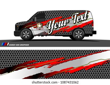 car graphic vector. abstract racing shape design for vehicle vinyl wrap 