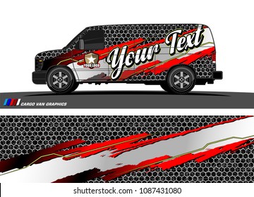 car graphic vector. abstract racing shape design for vehicle vinyl wrap 