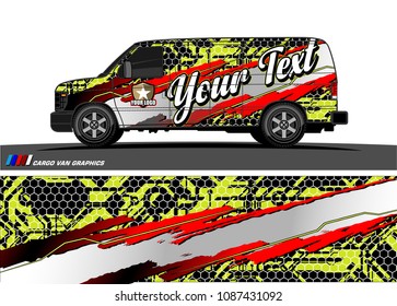 car graphic vector. abstract racing shape design for vehicle vinyl wrap 