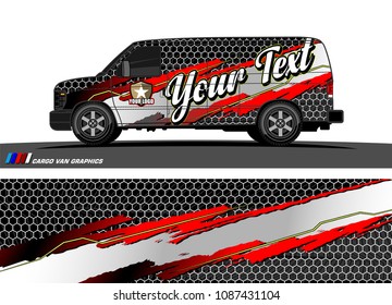 car graphic vector. abstract racing shape design for vehicle vinyl wrap 