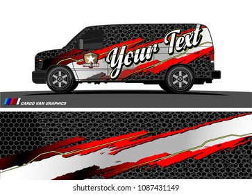 car graphic vector. abstract racing shape design for vehicle vinyl wrap 