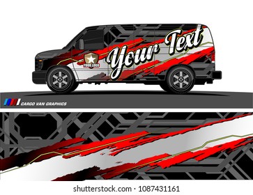 car graphic vector. abstract racing shape design for vehicle vinyl wrap 