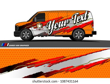 car graphic vector. abstract racing shape design for vehicle vinyl wrap 
