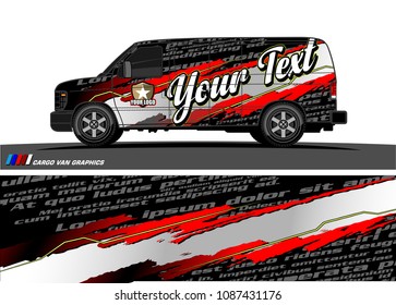 car graphic vector. abstract racing shape design for vehicle vinyl wrap 