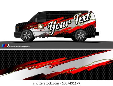 car graphic vector. abstract racing shape design for vehicle vinyl wrap 