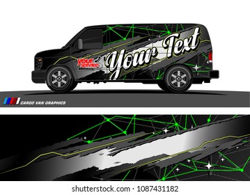 car graphic vector. abstract racing shape design for vehicle vinyl wrap 