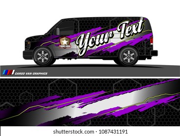 car graphic vector. abstract racing shape design for vehicle vinyl wrap 