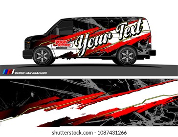 car graphic vector. abstract racing shape design for vehicle vinyl wrap 
