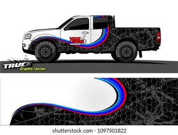 car graphic vector. abstract racing shape design for vehicle vinyl wrap 
