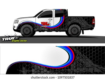 car graphic vector. abstract racing shape design for vehicle vinyl wrap 