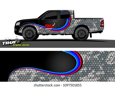 car graphic vector. abstract racing shape design for vehicle vinyl wrap 