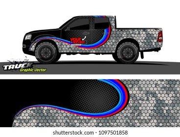 car graphic vector. abstract racing shape design for vehicle vinyl wrap 