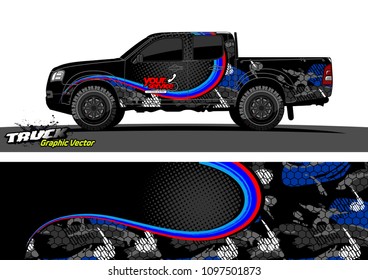 car graphic vector. abstract racing shape design for vehicle vinyl wrap 