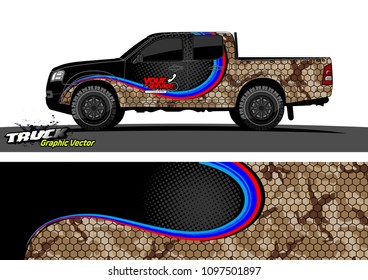 car graphic vector. abstract racing shape design for vehicle vinyl wrap 