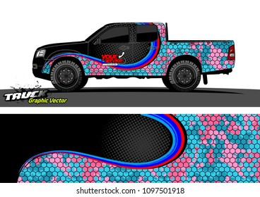 car graphic vector. abstract racing shape design for vehicle vinyl wrap 