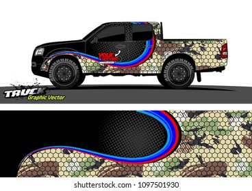 car graphic vector. abstract racing shape design for vehicle vinyl wrap 
