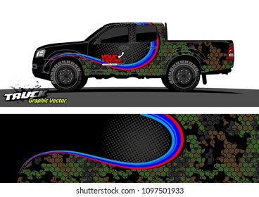car graphic vector. abstract racing shape design for vehicle vinyl wrap 