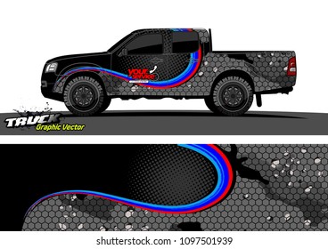 car graphic vector. abstract racing shape design for vehicle vinyl wrap 