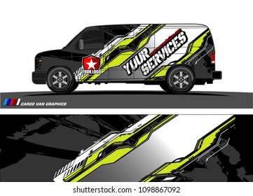 car graphic vector. abstract racing shape design for vehicle vinyl wrap 