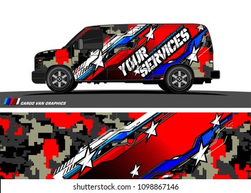 car graphic vector. abstract racing shape design for vehicle vinyl wrap 