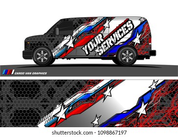 car graphic vector. abstract racing shape design for vehicle vinyl wrap 