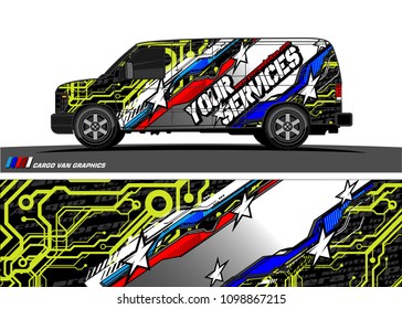 car graphic vector. abstract racing shape design for vehicle vinyl wrap 