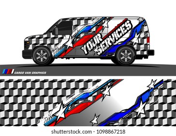 car graphic vector. abstract racing shape design for vehicle vinyl wrap 