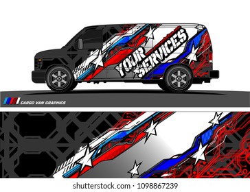 car graphic vector. abstract racing shape design for vehicle vinyl wrap 