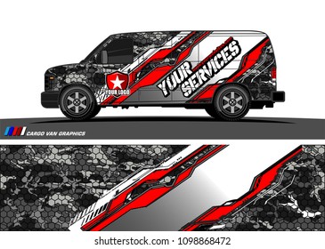 car graphic vector. abstract racing shape design for vehicle vinyl wrap 
