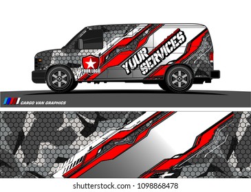 car graphic vector. abstract racing shape design for vehicle vinyl wrap 