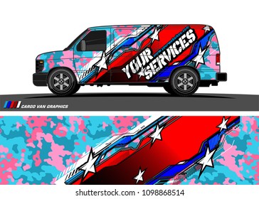 car graphic vector. abstract racing shape design for vehicle vinyl wrap 