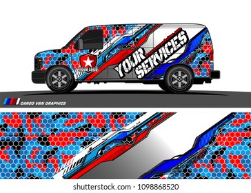 car graphic vector. abstract racing shape design for vehicle vinyl wrap 