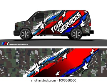 car graphic vector. abstract racing shape design for vehicle vinyl wrap 