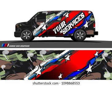 car graphic vector. abstract racing shape design for vehicle vinyl wrap 