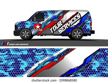 car graphic vector. abstract racing shape design for vehicle vinyl wrap 