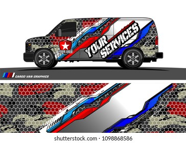 car graphic vector. abstract racing shape design for vehicle vinyl wrap 