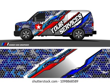 car graphic vector. abstract racing shape design for vehicle vinyl wrap 