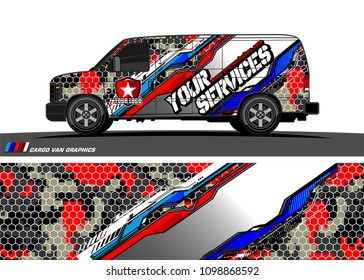 car graphic vector. abstract racing shape design for vehicle vinyl wrap 