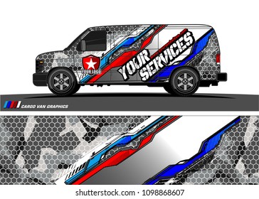 car graphic vector. abstract racing shape design for vehicle vinyl wrap 