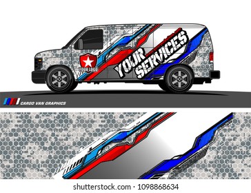 car graphic vector. abstract racing shape design for vehicle vinyl wrap 