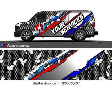 car graphic vector. abstract racing shape design for vehicle vinyl wrap 