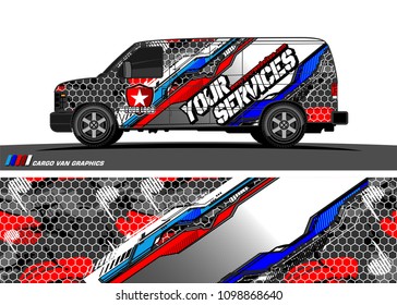 car graphic vector. abstract racing shape design for vehicle vinyl wrap 